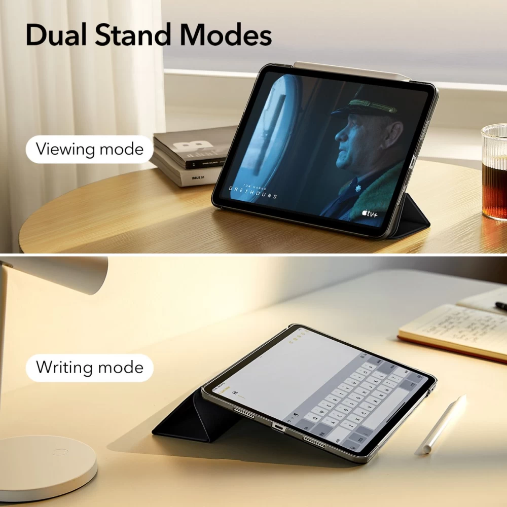Apple iPad Pro 11 (2022) maciņš melns ESR ASCEND TRIFOLD