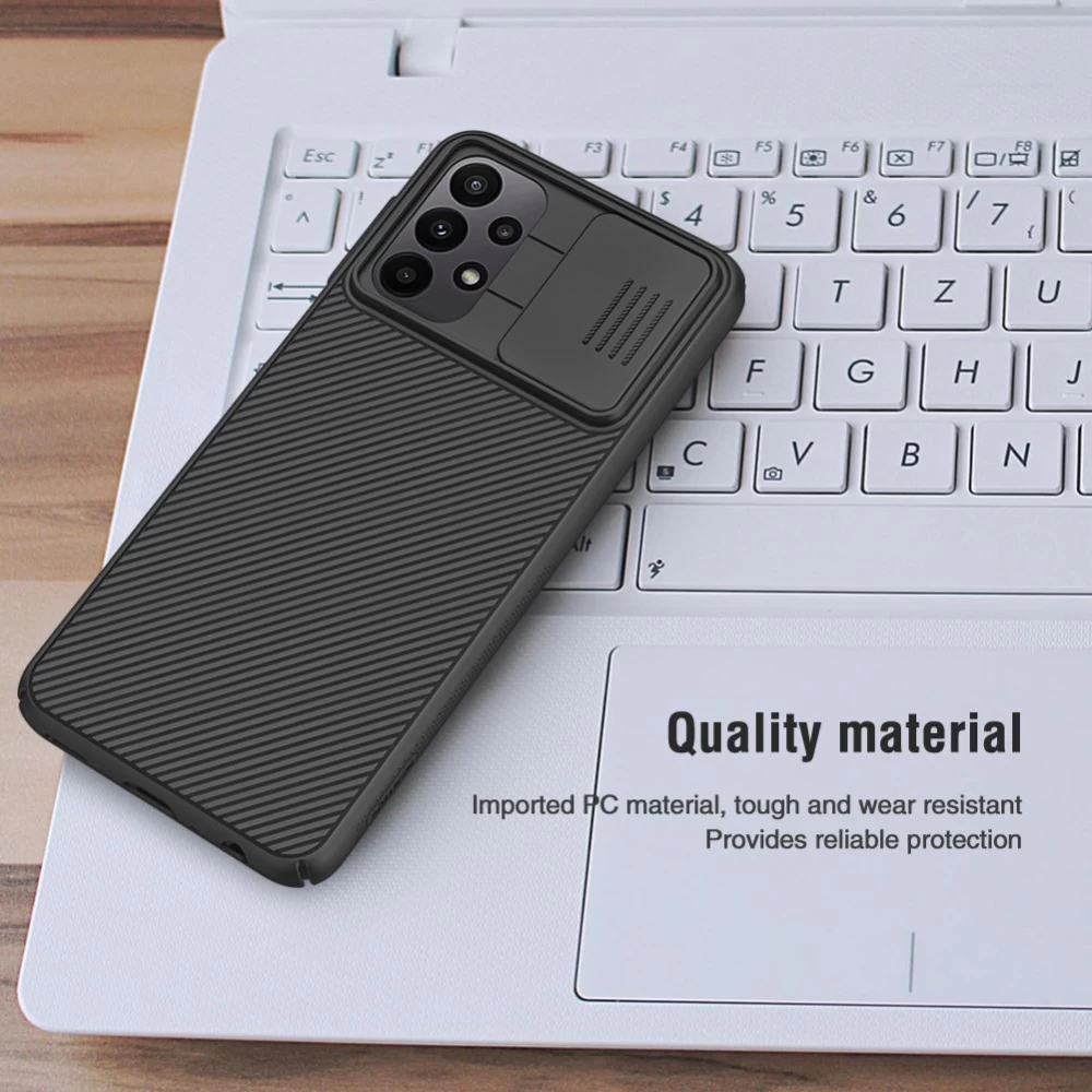 Samsung Galaxy A23 5G vāciņš melns Nillkin CamShield