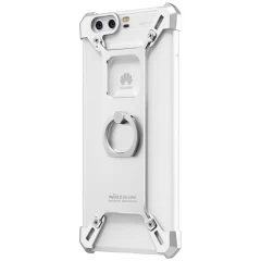 Huawei P10 Plus dėklas sidabrinis Barde Metal  with Ring