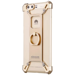 Huawei P10 Plus dėklas auksinis Barde Metal  with Ring