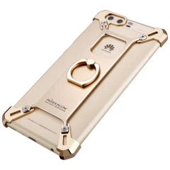 Huawei P10 Plus dėklas auksinis Barde Metal  with Ring