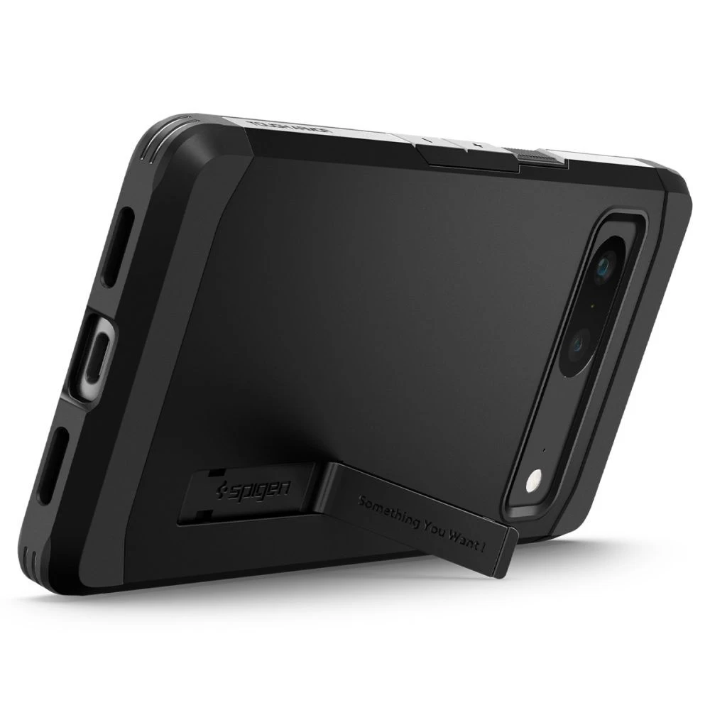 Google Pixel 7 suojakuori musta SPIGEN TOUGH ARMOR