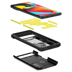 Google Pixel 7 suojakuori musta SPIGEN TOUGH ARMOR