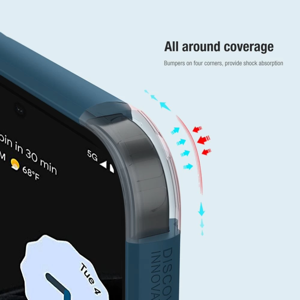 Google Pixel 7 Pro vāciņš sarkans Nillkin Super Frosted Shield