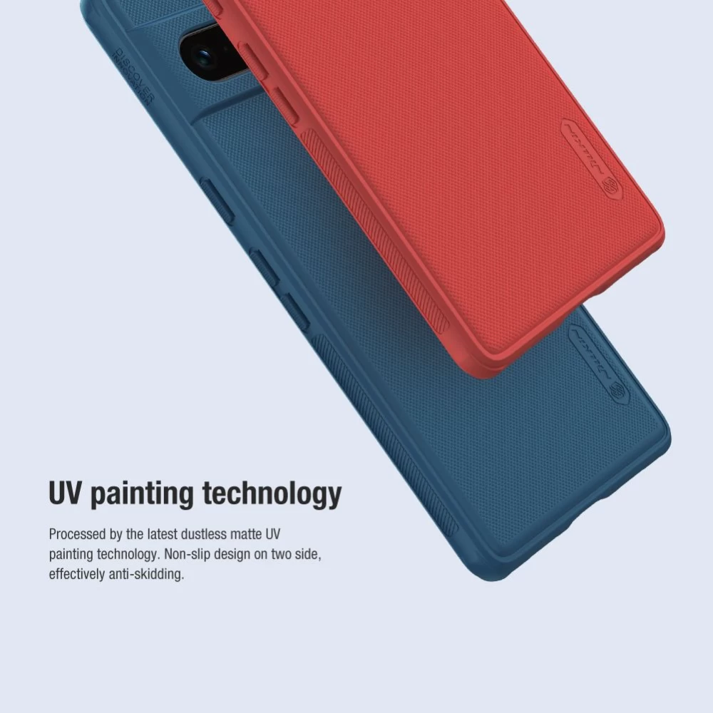 Google Pixel 7 Pro vāciņš zils Nillkin Super Frosted Shield