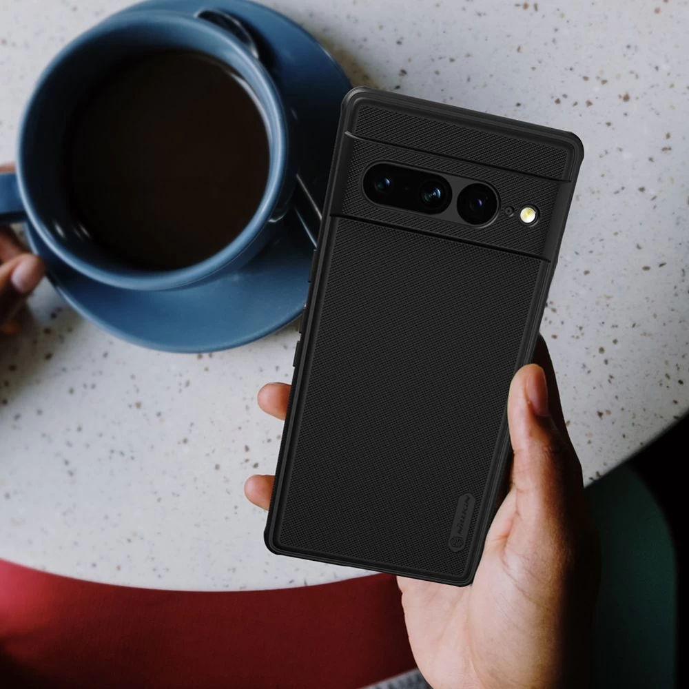 Google Pixel 7 Pro vāciņš zils Nillkin Super Frosted Shield