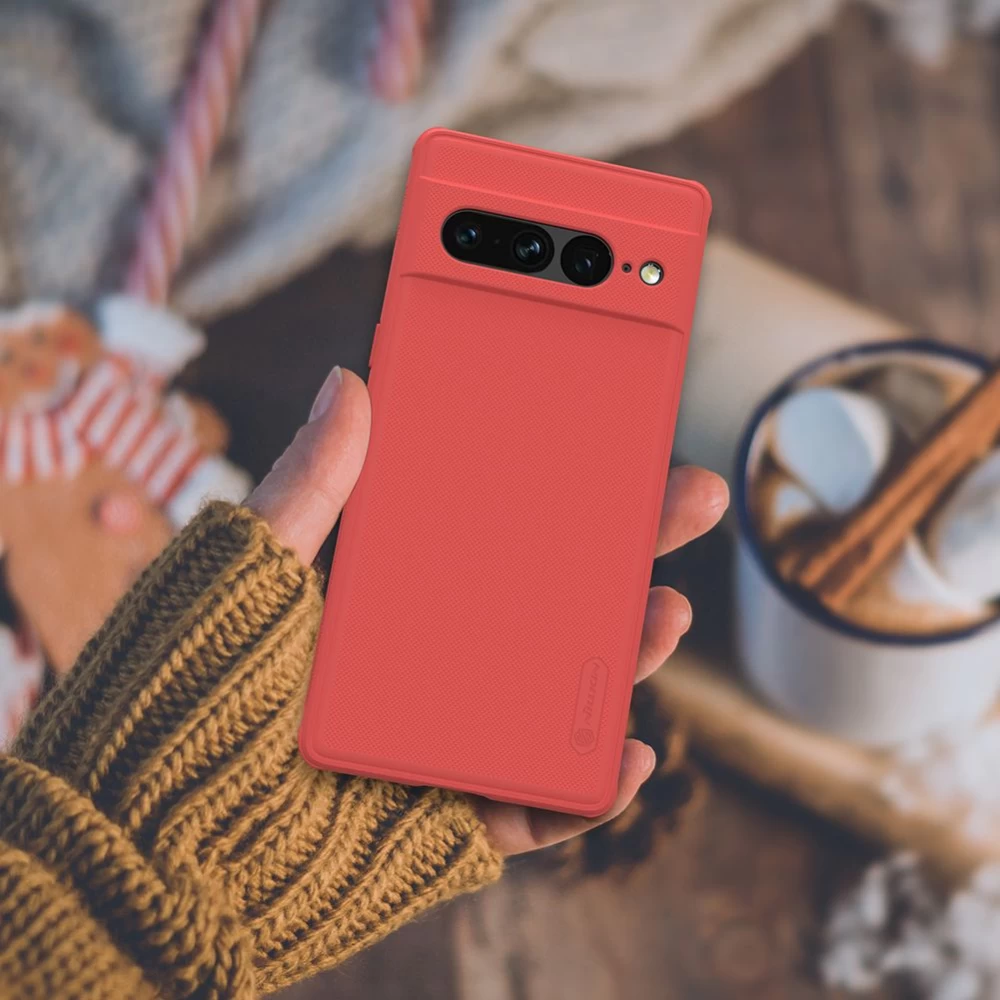 Google Pixel 7 Pro vāciņš zils Nillkin Super Frosted Shield