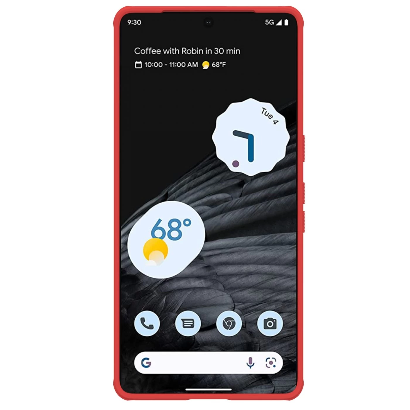 Google Pixel 7 Pro vāciņš sarkans Nillkin Super Frosted Shield