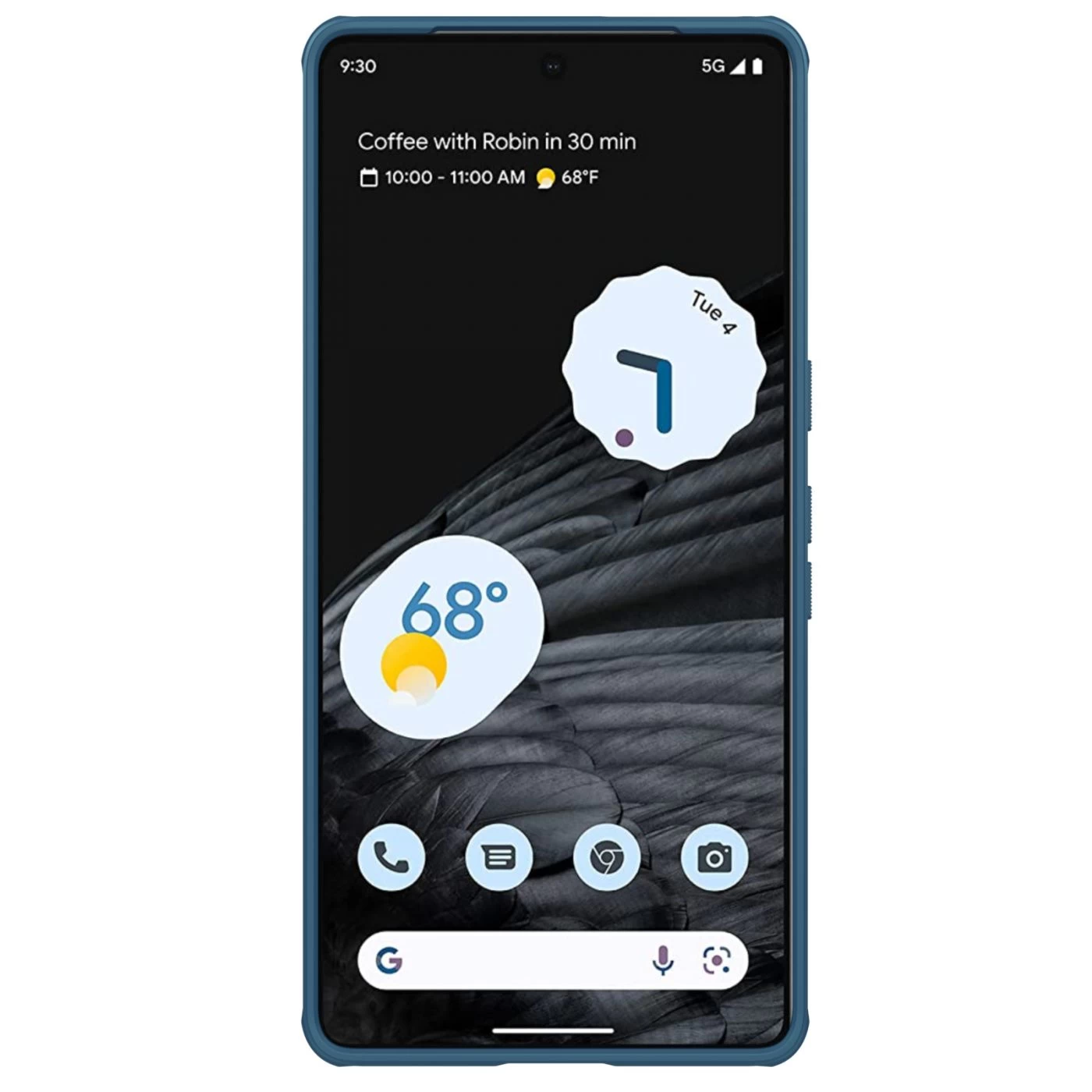 Google Pixel 7 Pro vāciņš zils Nillkin Super Frosted Shield