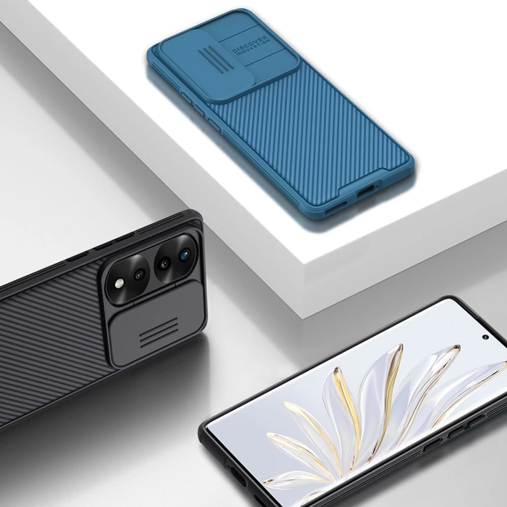 Honor 70 Pro case black Nillkin CamShield