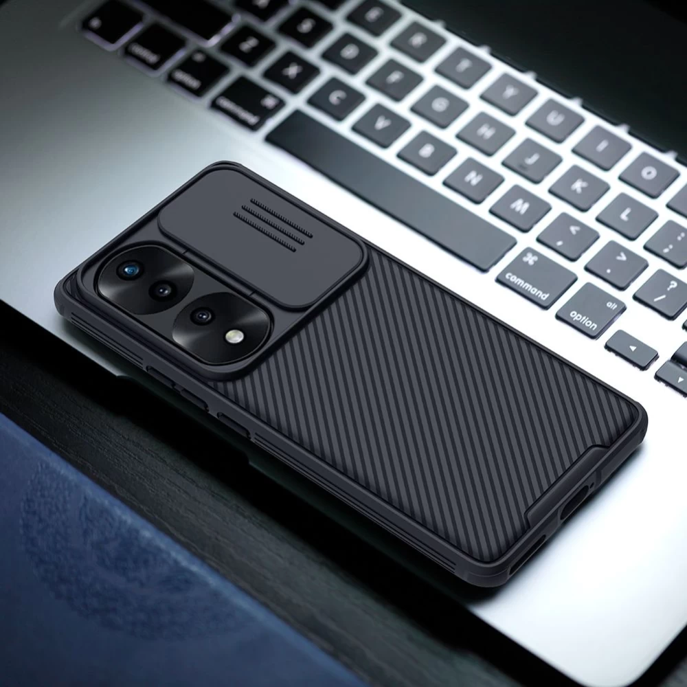Honor 70 Pro case black Nillkin CamShield