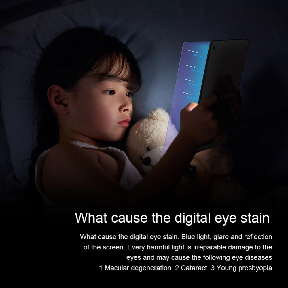 Xiaomi Pad 5 Pro 12.4 tahvelarvuti ekraani kaitseklaas  Nillkin V+ Anti Blue Light