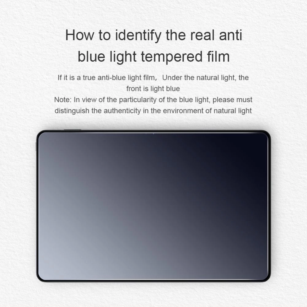 Xiaomi Pad 5 Pro 12.4 tahvelarvuti ekraani kaitseklaas  Nillkin V+ Anti Blue Light