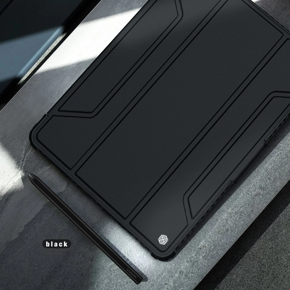 Xiaomi Pad 5 Pro 12.4 tablet skal, fodral blå NILLKIN BUMPER LEATHER PRO