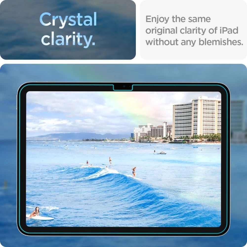 Apple iPad 10.9 10th Gen (2022) aizsargstikls  SPIGEN GLAS.TR SLIM