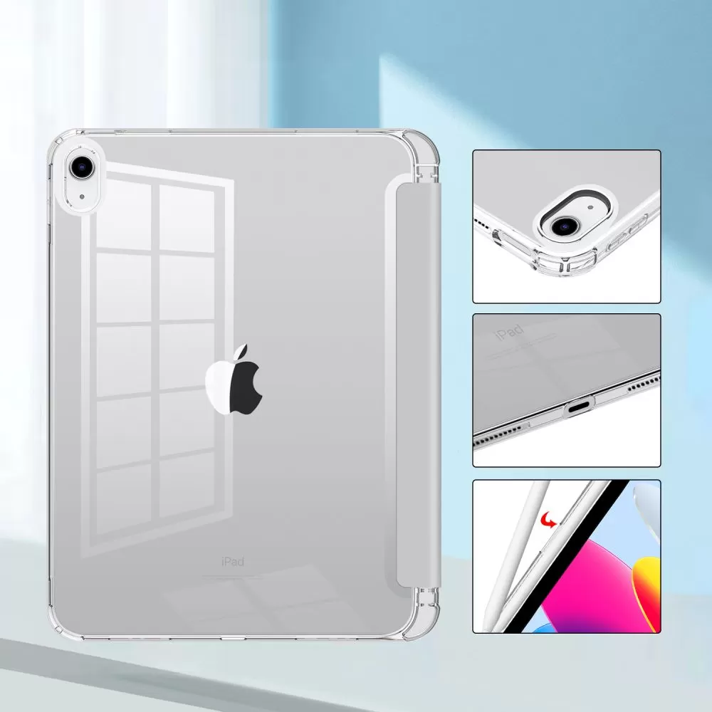Apple iPad 10.9 10th Gen (2022) tahvelarvuti ümbris hall TECH-PROTECT SC PEN HYBRID