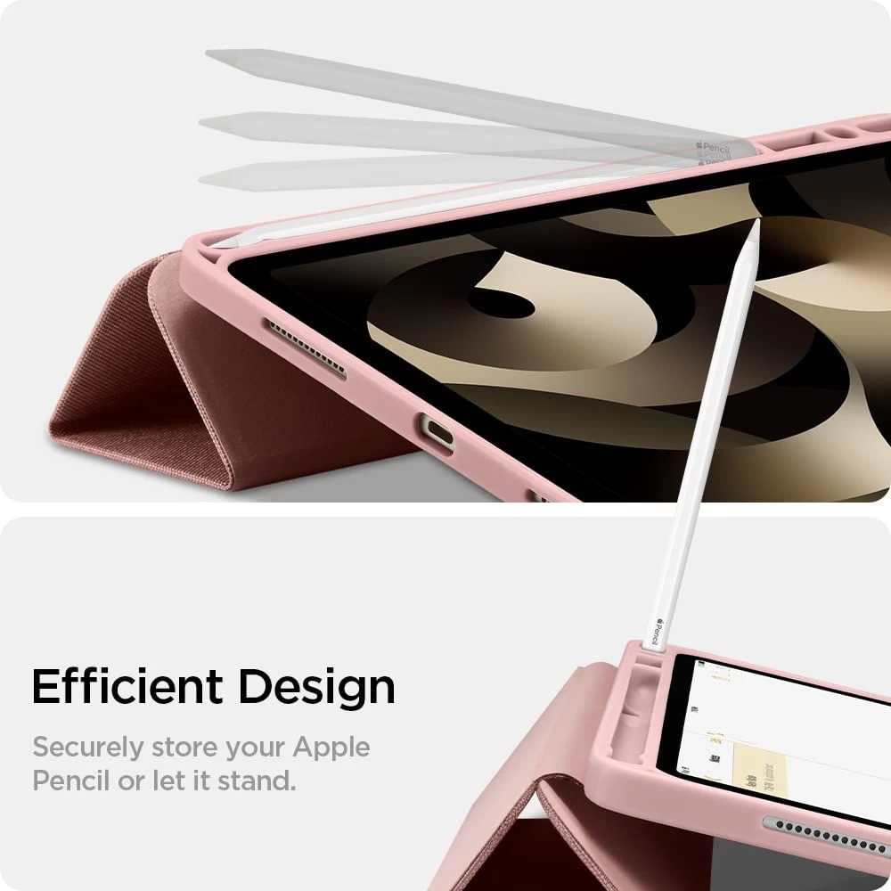 Apple iPad 10.9 10th Gen (2022) tablet suojakuori, suojakotelo pinkki SPIGEN URBAN FIT