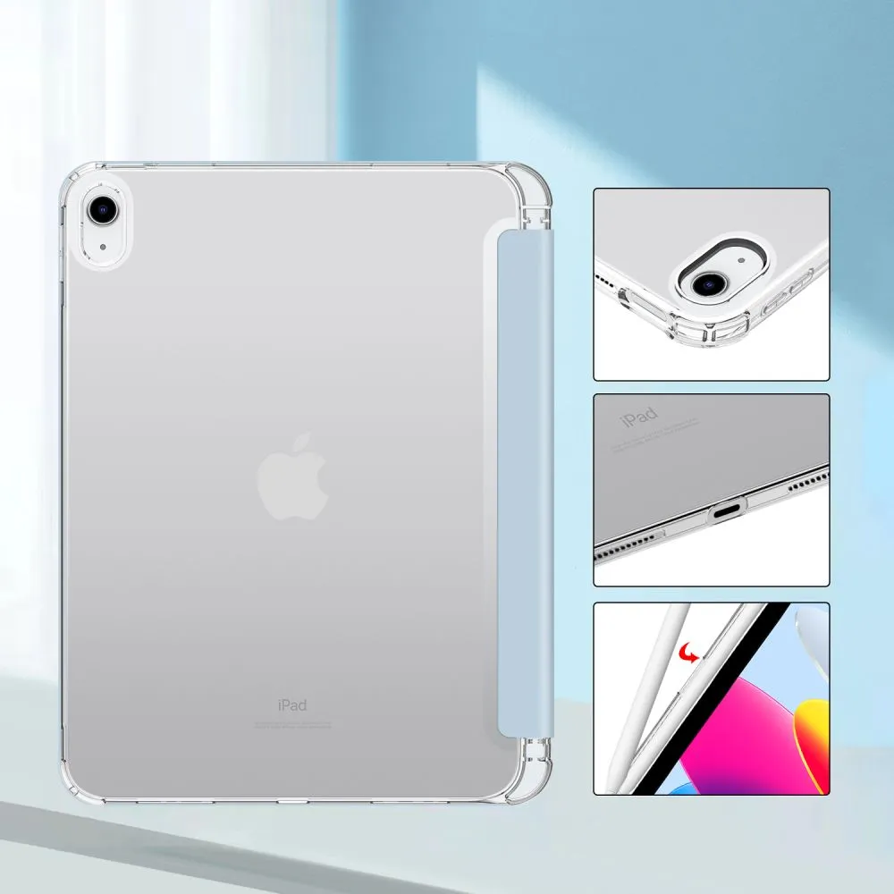 Apple iPad 10.9 10th Gen (2022) tablet suojakuori, suojakotelo sininen TECH-PROTECT SC PEN HYBRID