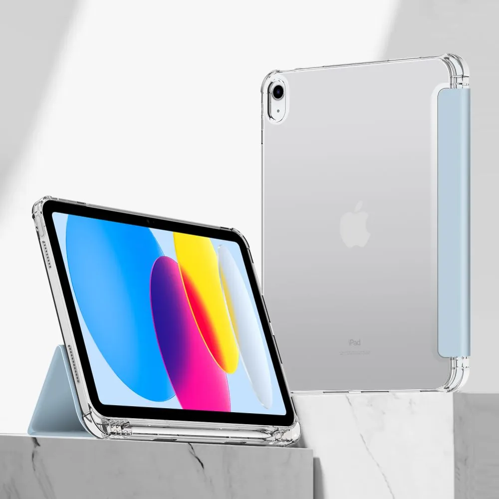 Apple iPad 10.9 10th Gen (2022) tablet suojakuori, suojakotelo sininen TECH-PROTECT SC PEN HYBRID
