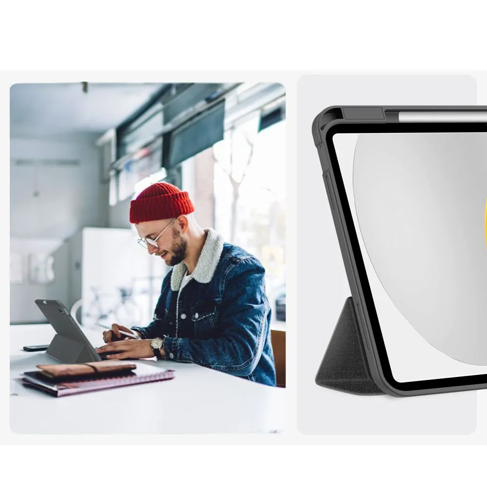 Apple iPad 10.9 10th Gen (2022) tablet suojakuori, suojakotelo  TECH-PROTECT SC PEN CANVAS
