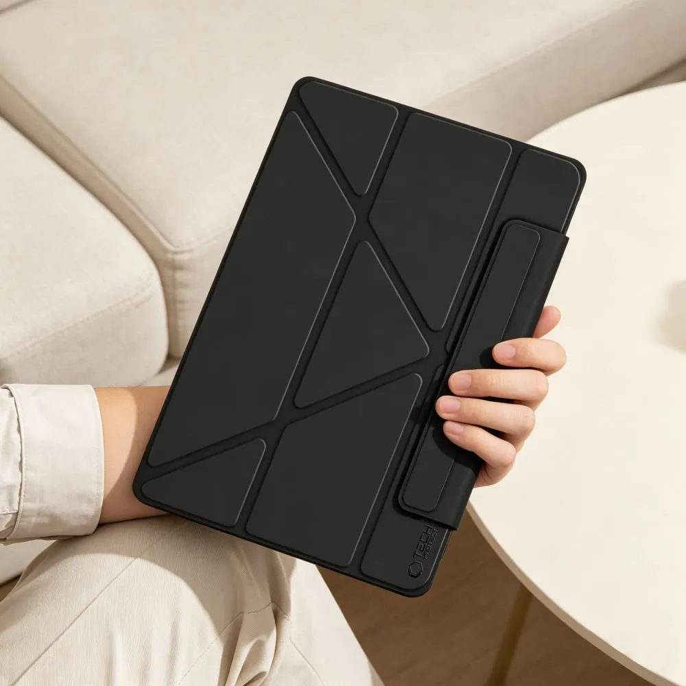 Apple iPad 10.9 10th Gen (2022) Planšetes maciņš melns TECH-PROTECT SC PEN ORIGAMI