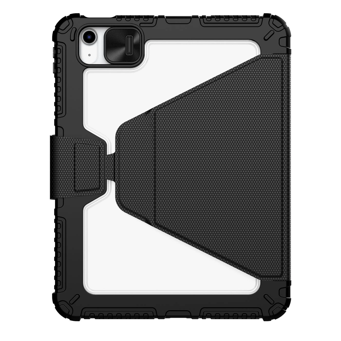 Apple iPad 10.9 10th Gen (2022) tablet suojakuori, suojakotelo musta NILLKIN Bumper SnapSafe