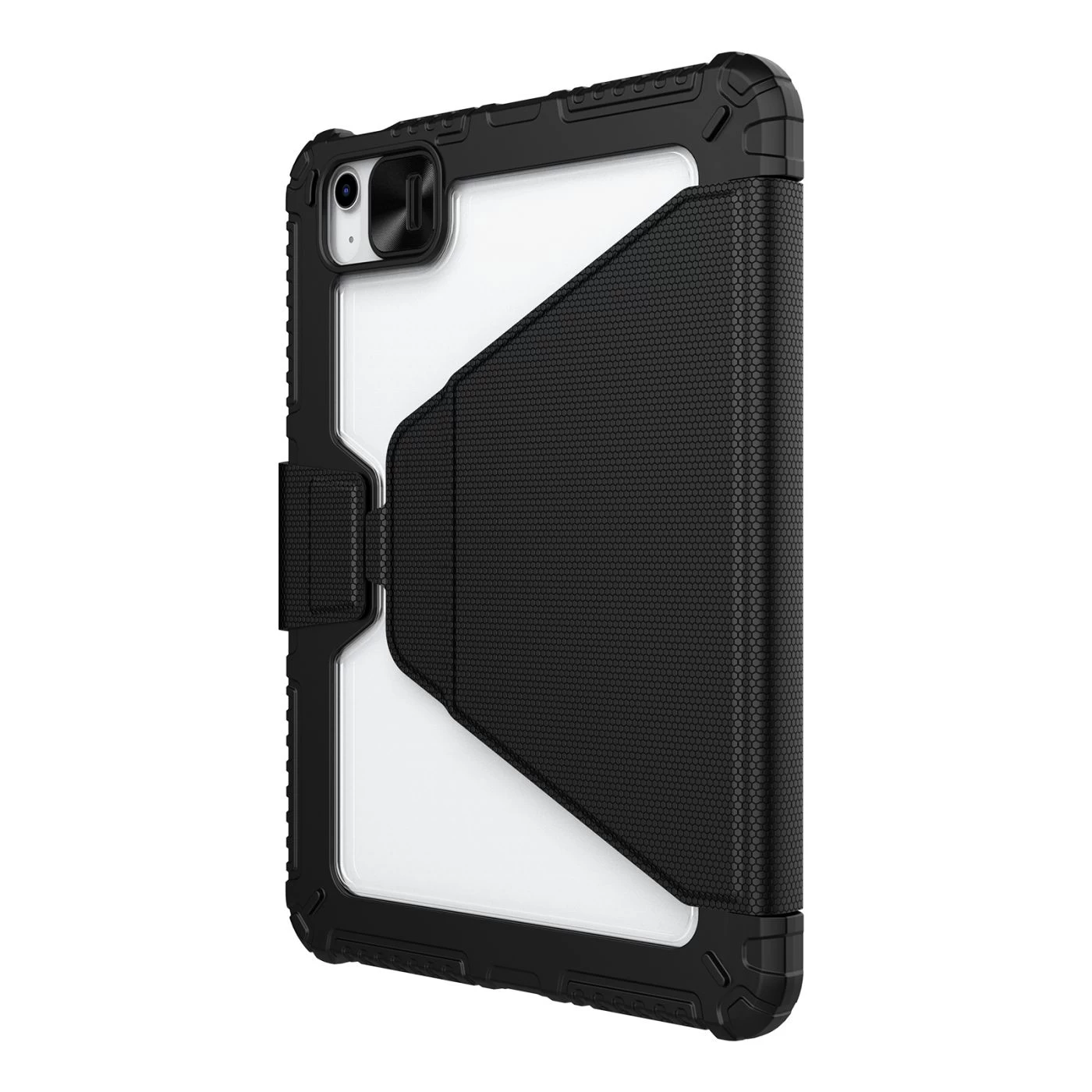 Apple iPad 10.9 10th Gen (2022) tablet suojakuori, suojakotelo musta NILLKIN Bumper SnapSafe