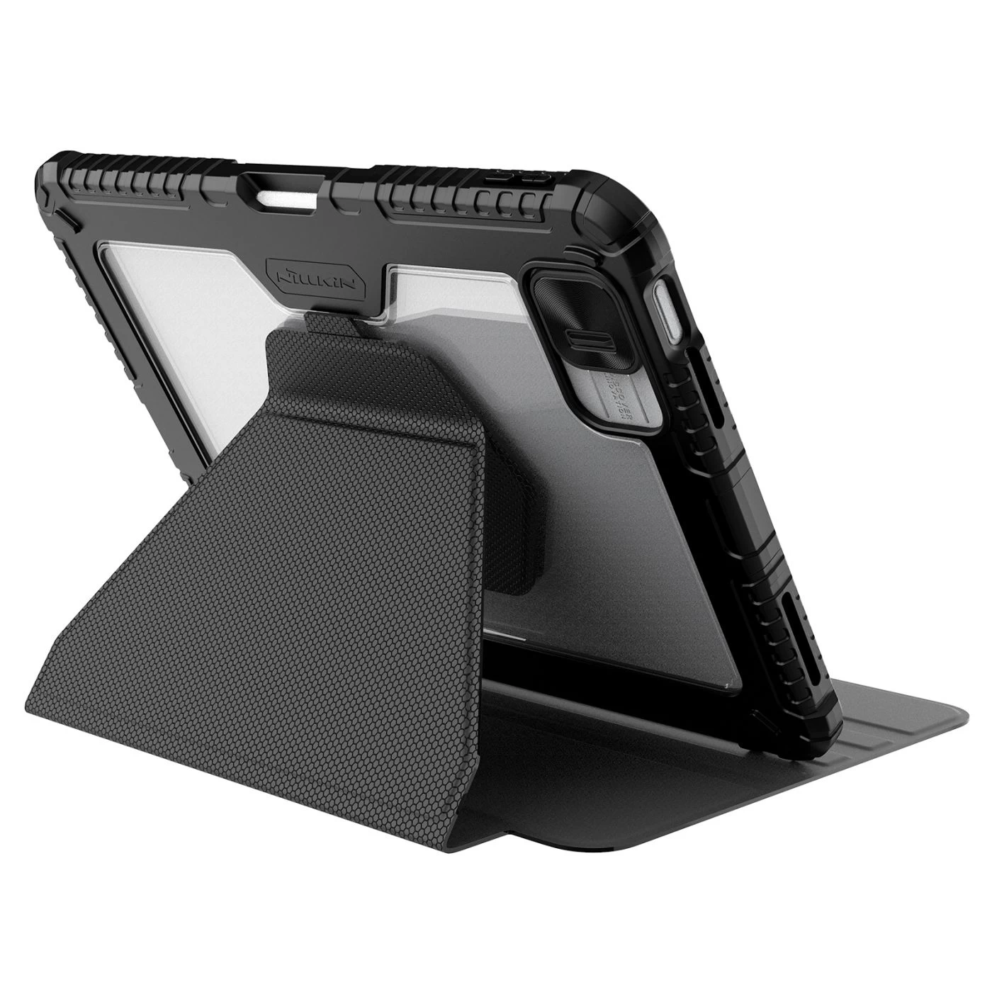 Apple iPad 10.9 10th Gen (2022) tablet suojakuori, suojakotelo musta NILLKIN Bumper SnapSafe