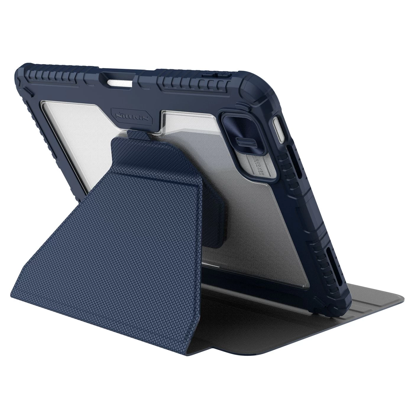Apple iPad 10.9 10th Gen (2022) tablet suojakuori, suojakotelo sininen NILLKIN Bumper SnapSafe