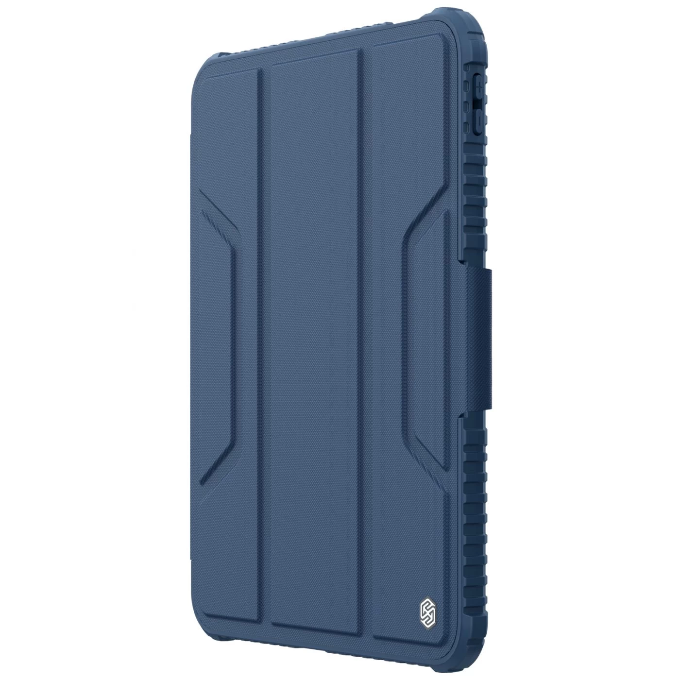 Apple iPad 10.9 10th Gen (2022) tablet case blue NILLKIN BUMPER LEATHER PRO