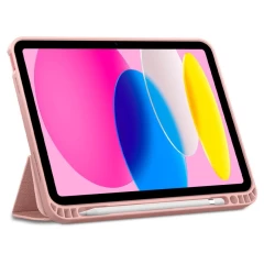 Apple iPad 10.9 10th Gen (2022) tablet suojakuori, suojakotelo pinkki SPIGEN URBAN FIT