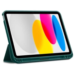 Apple iPad 10.9 10th Gen (2022) tablet suojakuori, suojakotelo vihreä SPIGEN URBAN FIT