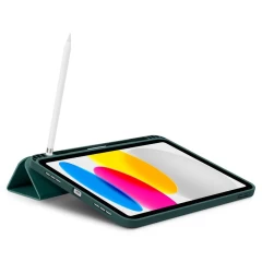 Apple iPad 10.9 10th Gen (2022) tablet suojakuori, suojakotelo vihreä SPIGEN URBAN FIT