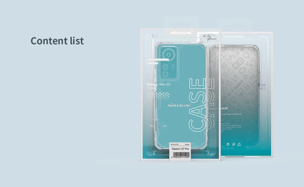 Xiaomi 12 12T Pro vāciņš caurspīdīgs NILLKIN TPU PRO
