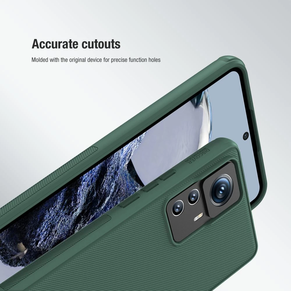 Xiaomi 12 12T Pro vāciņš sarkans NILLKIN SUPER FROSTED SHIELD PRO