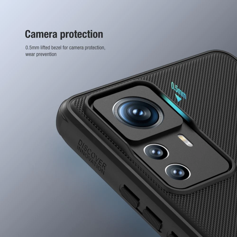Xiaomi 12 12T Pro skal blå NILLKIN SUPER FROSTED SHIELD PRO