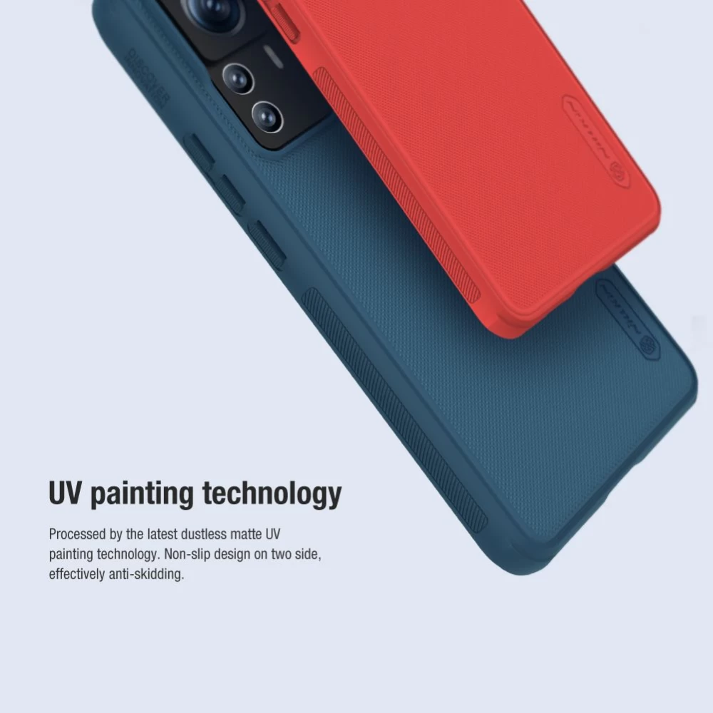 Xiaomi 12 12T Pro skal blå NILLKIN SUPER FROSTED SHIELD PRO