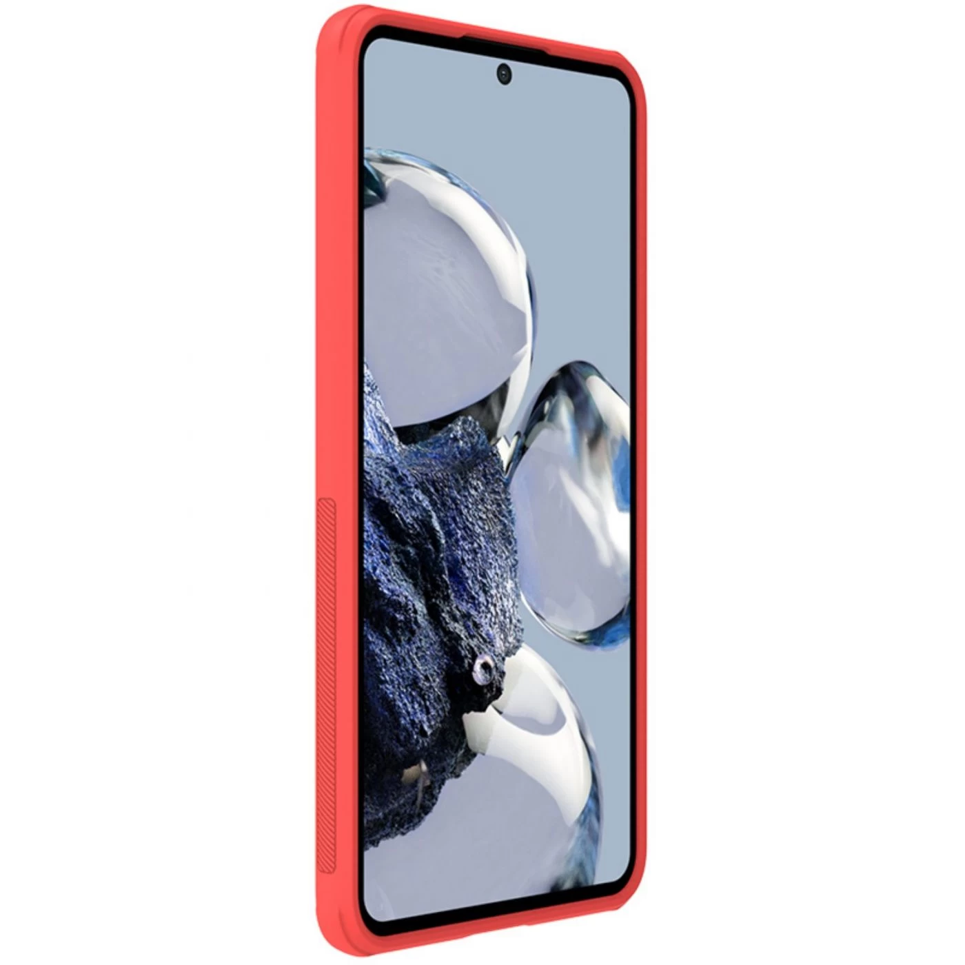 Xiaomi 12 12T Pro vāciņš sarkans NILLKIN SUPER FROSTED SHIELD PRO
