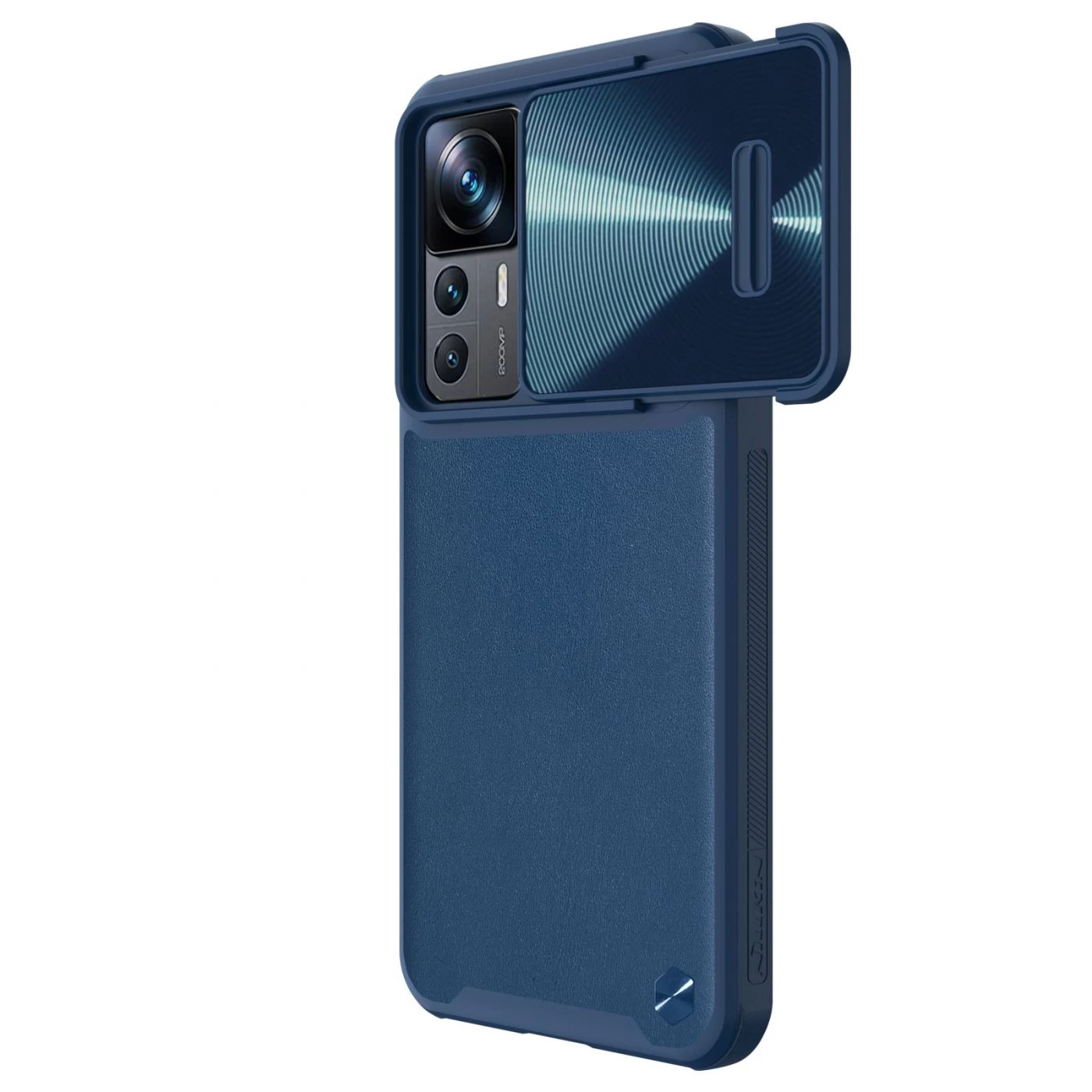 Xiaomi 12 12T Pro vāciņš zils NILLKIN CAMSHIELD S LEATHER