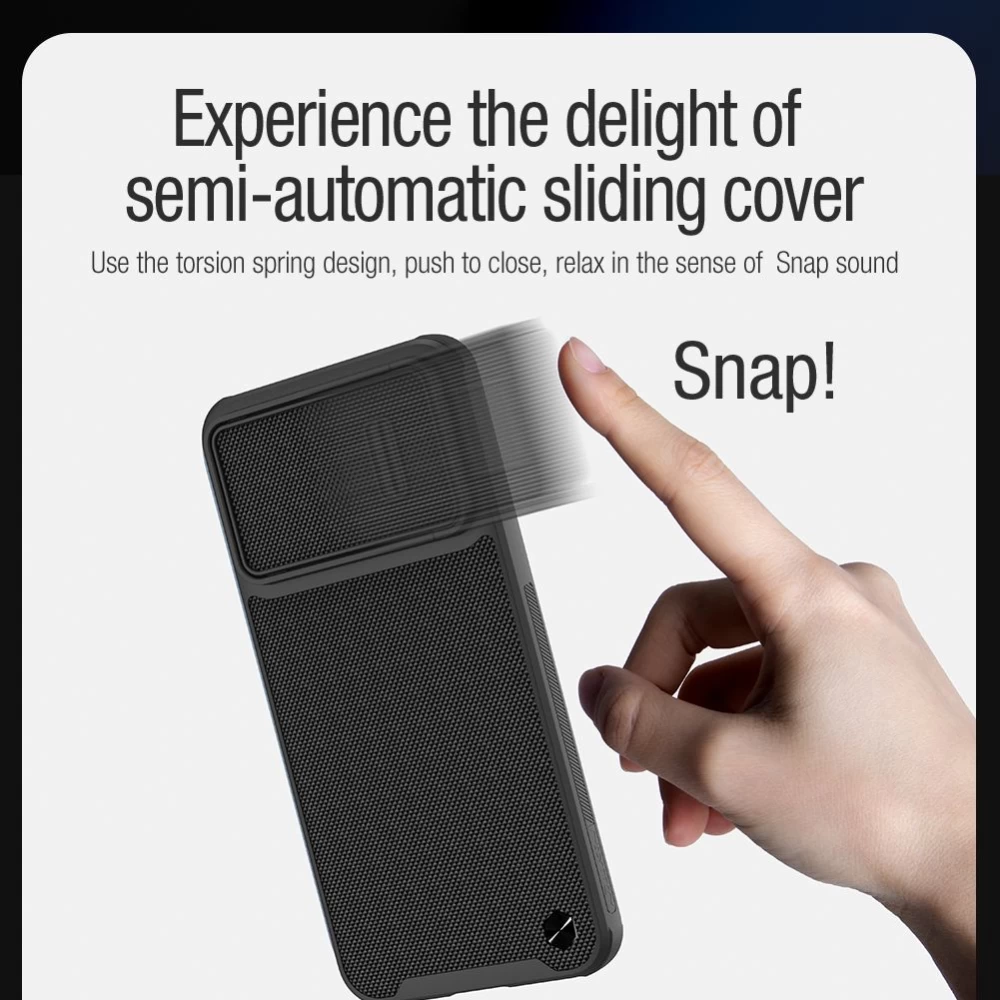 Xiaomi 13 ümbris must NILLKIN TEXTURED