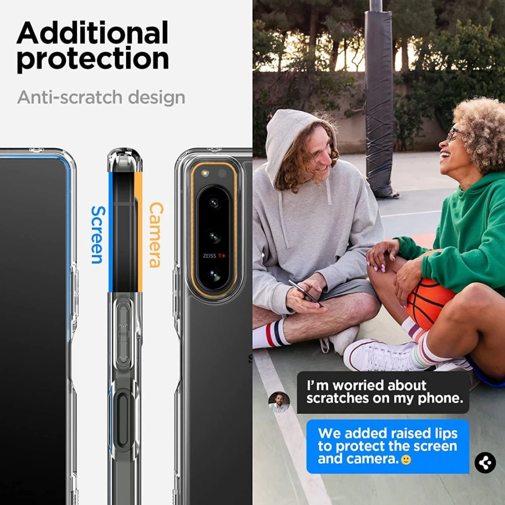 Sony Xperia 5 IV vāciņš caurspīdīgs SPIGEN ULTRA HYBRID