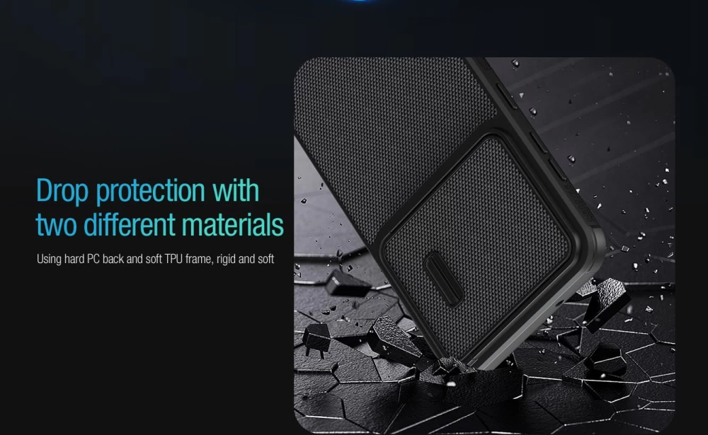 Samsung Galaxy S23 skal svart NILLKIN TEXTURED S