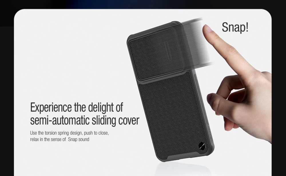 Samsung Galaxy S23 skal svart NILLKIN TEXTURED S