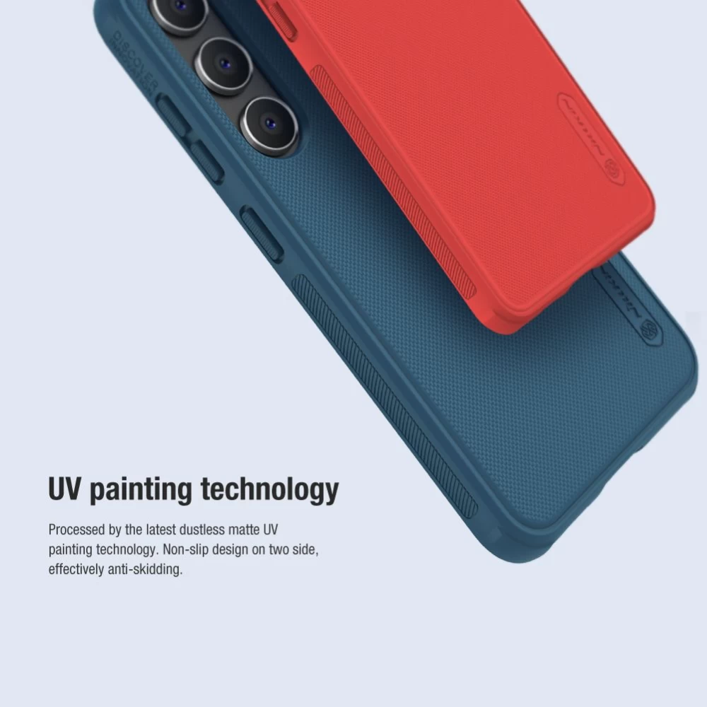 Samsung Galaxy S23 skal röd NILLKIN SUPER FROSTED SHIELD PRO
