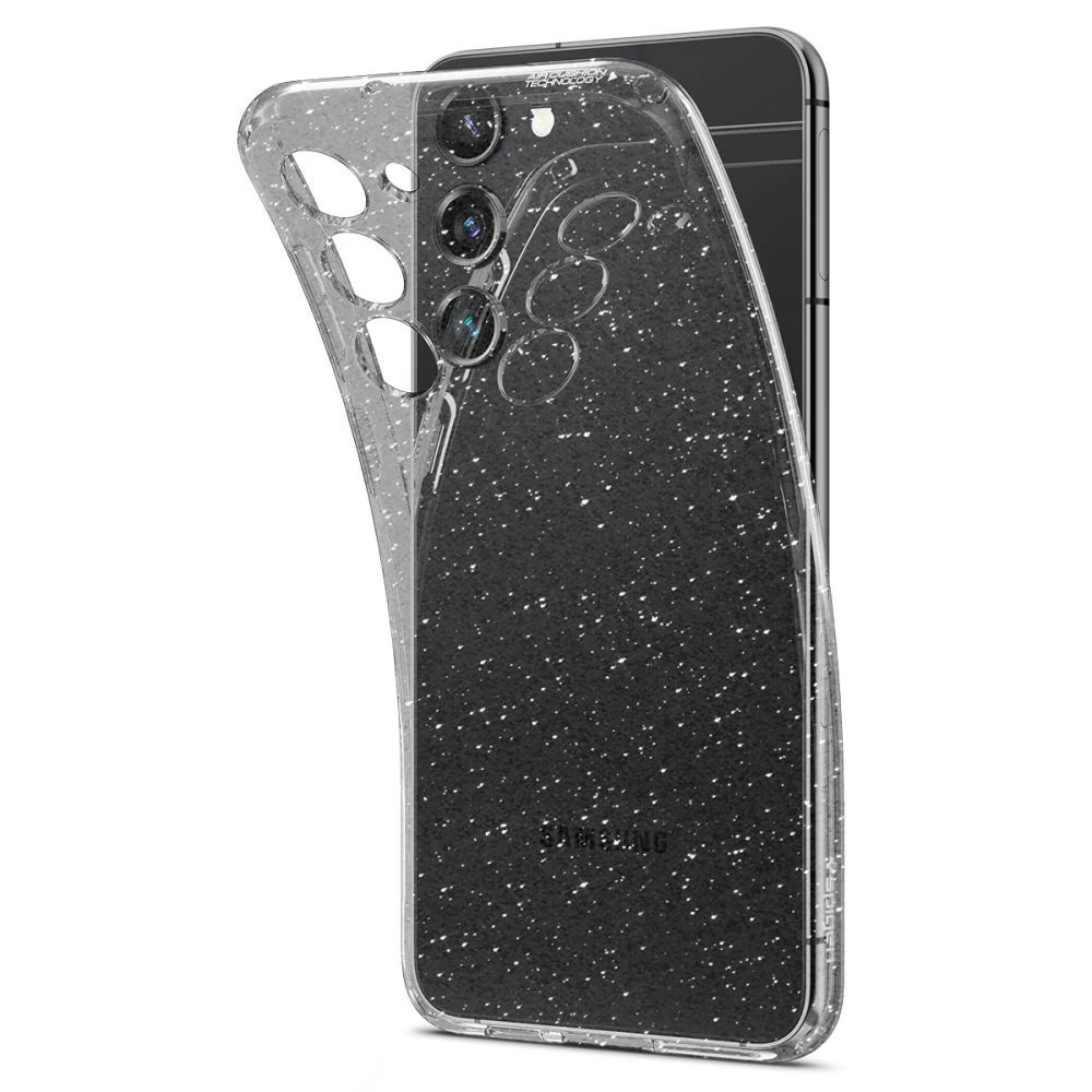 Samsung Galaxy S23 skal transparent SPIGEN LIQUID CRYSTAL