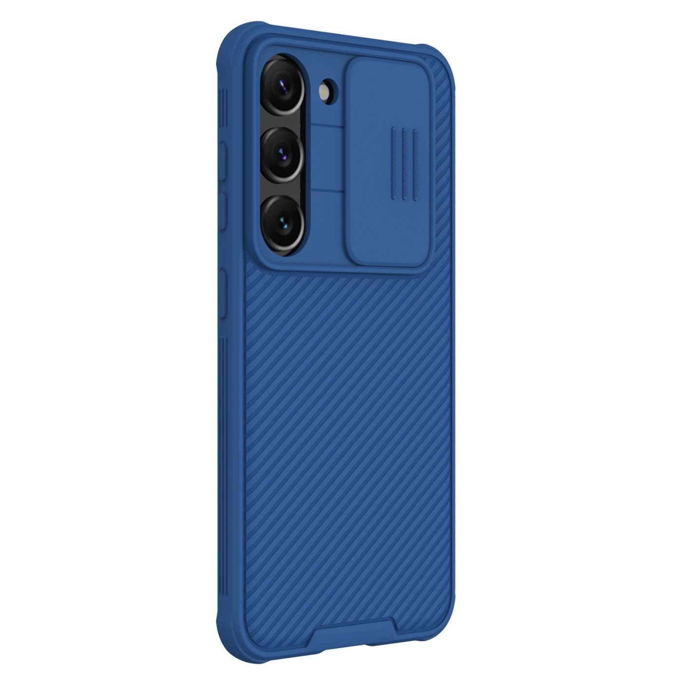 Samsung Galaxy S23 skal blå NILLKIN CAMSHIELD PRO