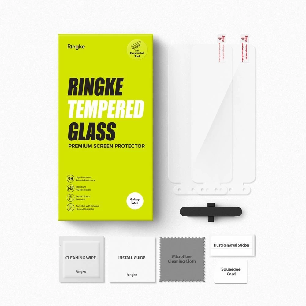 Samsung Galaxy S23 Plus aizsargstikls  RINGKE TG 2-PACK