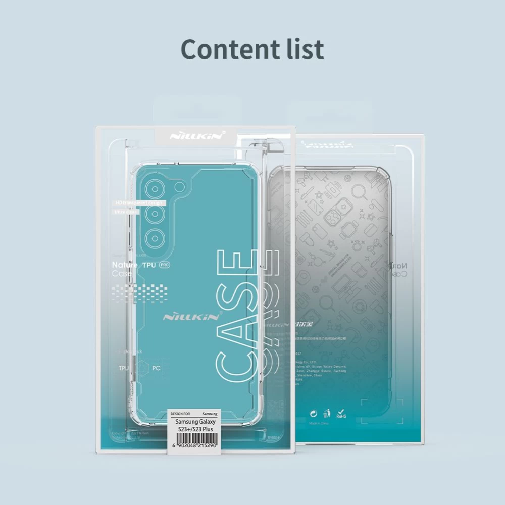 Samsung Galaxy S23 Plus case transparent NILLKIN TPU PRO