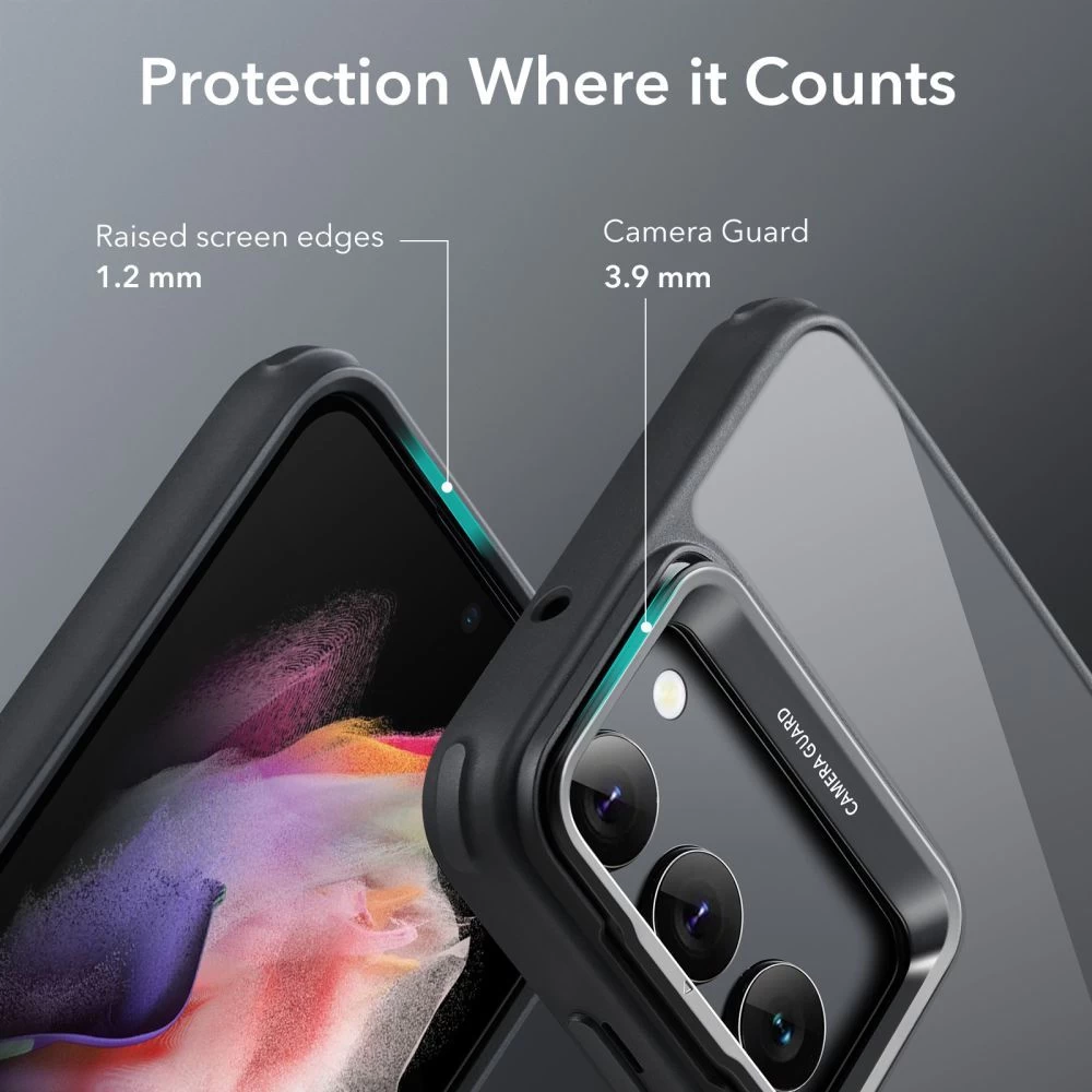 Samsung Galaxy S23 Plus case transparent ESR CLASSIC KICKSTAND