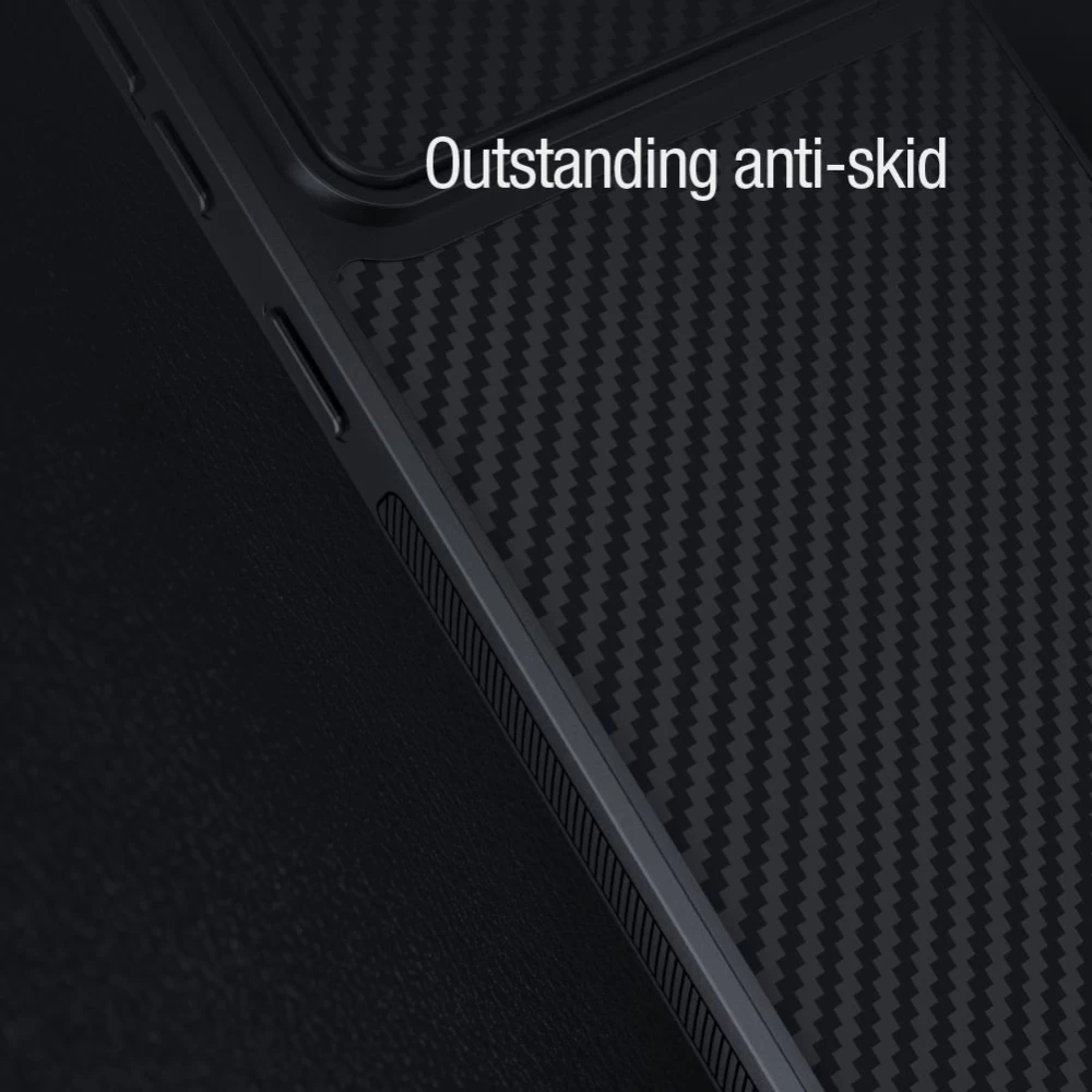 Samsung Galaxy S23 Plus case black NILLKIN SYNTHETIC FIBER S